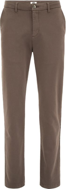 Fundamentals - Heren Slim fit chino van premium bi-stretch - Slim Fit - Kaneelbruin - Katoen - Maat: 28/30