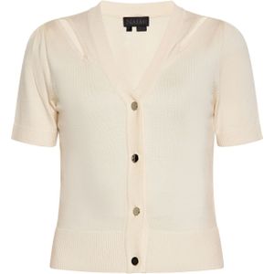 NAEMI Gebreid vest  ivoor