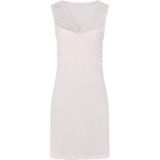 Hanro - Moments - Nachtjurk - Puur Katoen - V-hals - Gehaakt Kant