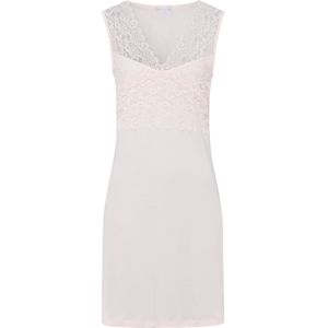 Hanro - Moments - Nachtjurk - Puur Katoen - V-hals - Gehaakt Kant