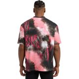 Carlo Colucci - T-shirt - Zwart - Sprayed Knit Effect - Comfortabel Design