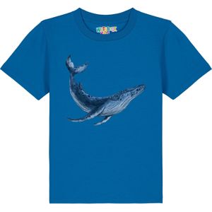 watabout.kids Shirt 'Wal'  royal blue/koningsblauw / gemengde kleuren