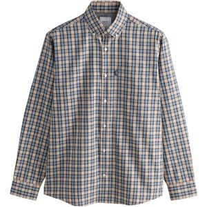 Next Overhemd  navy / bruin / wit