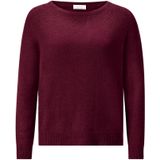 Rich & Royal - Gebreide Pullover - Dames - Materiaalmix met Alpaca - Regular Fit - Ribboorden