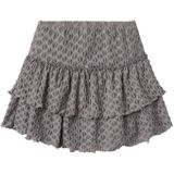 Rok - Kort - Kantdetail - Voering van Polyester - Elastische Taille