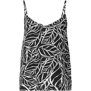 KOROSHI Top  zwart / wit