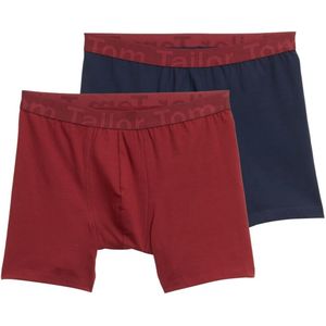 TOM TAILOR Boxershorts  navy / donkerrood