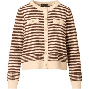 Adrianna Papell Gebreid vest  beige / bruin