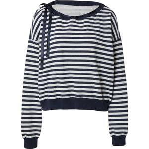 HOLLISTER Sweatshirt  navy / wit