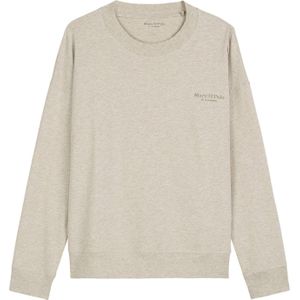 Marc O'Polo Slaapshirt ' Mock Neck Top M-Line '  beige