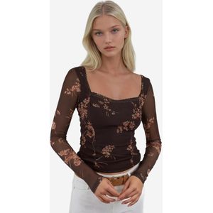 Hiccup Shirt  donkerbeige / chocoladebruin / pueblo