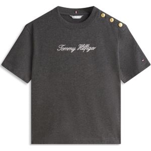 TOMMY HILFIGER Shirt  grijs / wit