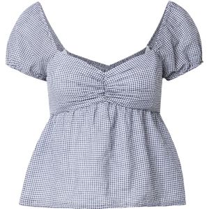HOLLISTER Blouse  nachtblauw / duifblauw / wit