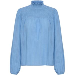 SOAKED IN LUXURY Blouse 'Amanza'  lichtblauw