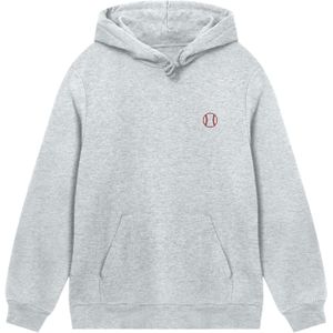 F4NT4STIC Sweatshirt 'Baseball'  grijs / donkerrood