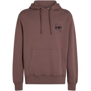 Karl Lagerfeld Sweatshirt 'Ikon'  mauve / zwart