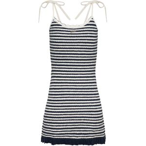 Tommy Jeans Gebreide jurk  marine / offwhite