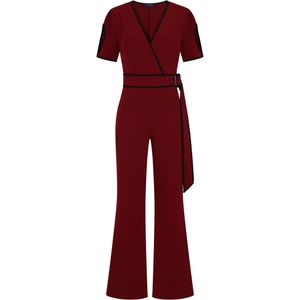 HotSquash Jumpsuit  wijnrood / zwart
