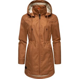 Ragwear Functionele mantel 'Dakkota II'  cognac / zwart