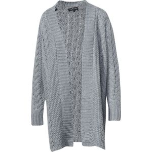 KOROSHI Gebreid vest  grijs