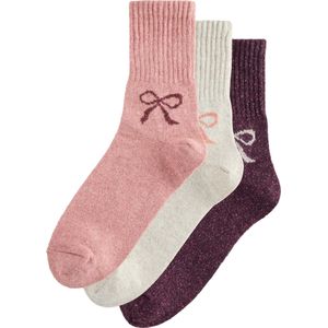 Next Sokken  oudroze / bordeaux / natuurwit