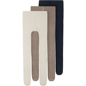 TWO SOON Panty's  beige / donkerblauw / bruin