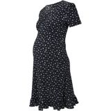 Olmbill - Korte Jurk - Zwangerschap - V-Hals - Korte Mouwen - Regular Fit