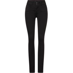 STREET ONE Jeans 'QR York'  zwart