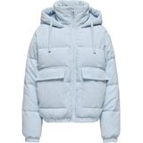Onlevi - Puffer Jacket - Winterjas - Hoge Hals - Lange Mouwen - Kort