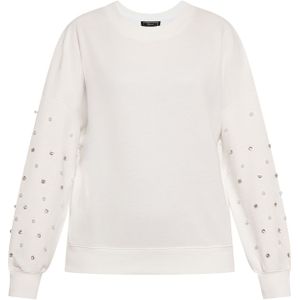 faina Sweatshirt  zilver / wit / parelwit
