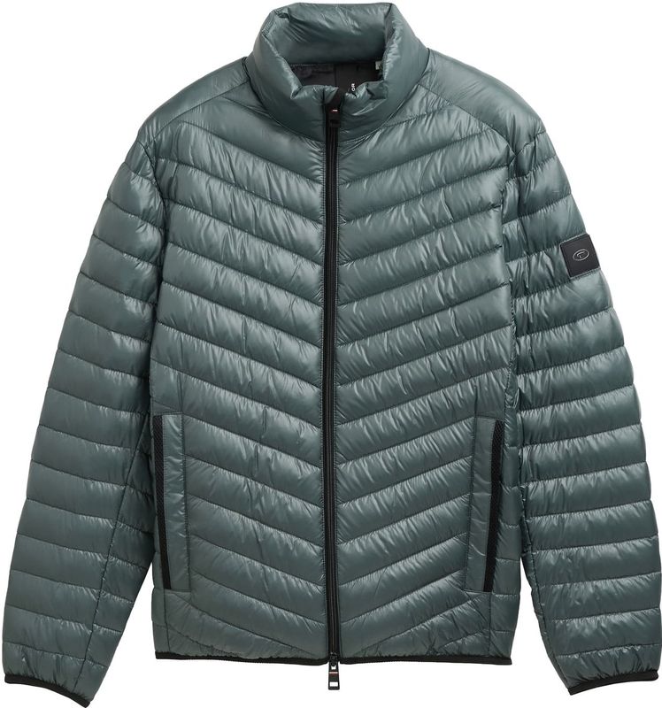 Regular fit gewatteerd jack met mesh details