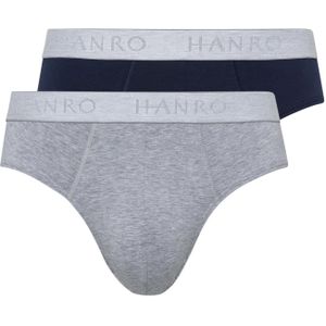 Hanro Slip 'Essentials'  blauw / grijs gemêleerd