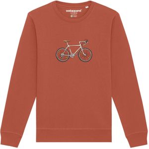 Watapparel Sweatshirt ' Doodle Bike '  lichtbruin / gemengde kleuren