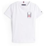 Tommy Hilfiger T-Shirt - Grafisch - Wit - Tommy Hilfiger - 5 jaar (110) - T-Shirts