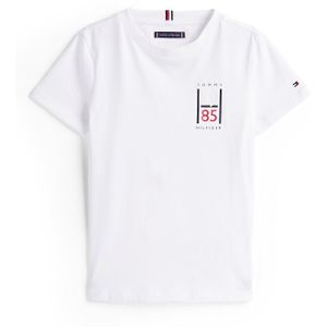 Tommy Hilfiger T-Shirt - Grafisch - Wit - Tommy Hilfiger - 5 jaar (110) - T-Shirts