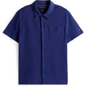 Tommy Hilfiger - Regular Fit - Vrijetijdsoverhemd - Effen - Korte Mouwen