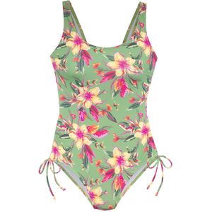 Lascana - MALIA - Badpak - Salie/Pink gedessineerd - Zonder beugels