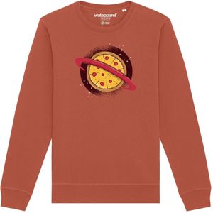 Watapparel Sweatshirt ' Pizza Planet '  lichtbruin / gemengde kleuren