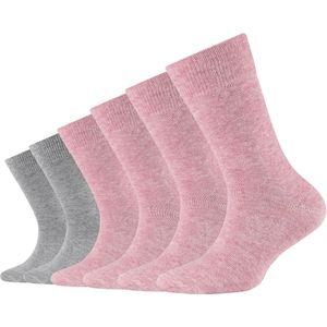 Camano - Sokken - Grijs/Rosa - 6er Pack - Katoen