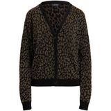 Lauren Ralph Lauren - PARRIE - Gebreid Vest - Goud/Zwart