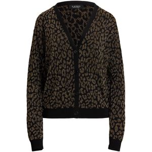 Lauren Ralph Lauren - PARRIE - Gebreid Vest - Goud/Zwart