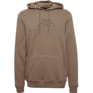 FQ1924 Sweatshirt 'William'  lichtbruin / grijs