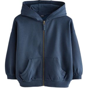 Next - Sweatvest - Navy - Met Capuchon - Normale Pasvorm