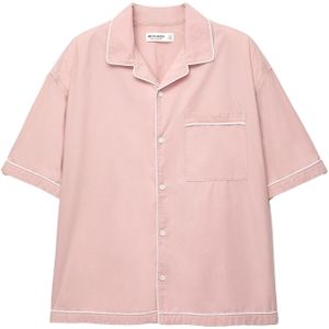 Pull&Bear Overhemd  rosa / wit
