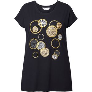 MIAMODA Shirt  geel / zwart