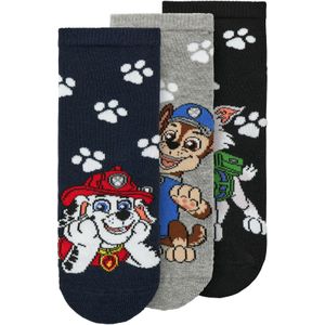 NAME IT - NMMNAVEEN - Sokken - Navy / Grijs Gemêleerd / Zwart / Wit - 3 Pack