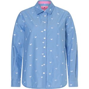 LIEBLINGSSTÜCK Blouse 'Raduna'  lichtblauw / wit