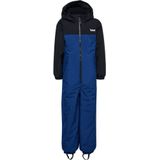 Hummel - hmlJR BLOCK SNOWSUIT WP - Winteroverall - Donkerblauw - Junior
