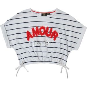 KOROSHI Shirt  blauw / rood / wit