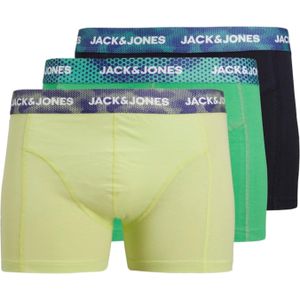 JACK & JONES Boxershorts 'JACSICILY'  enziaan / lichtgeel / limoen / zwart
